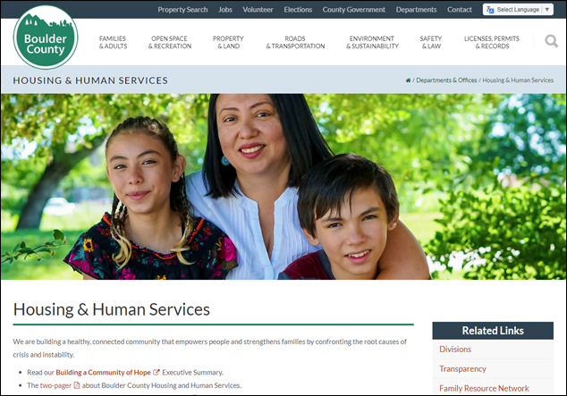 Boulder County Housing and Human Services