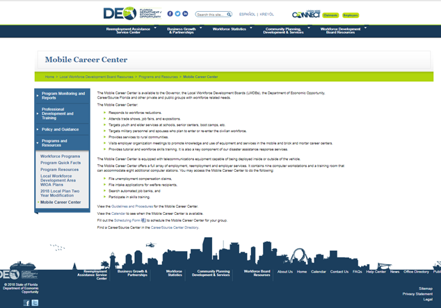 Mobile Career Center